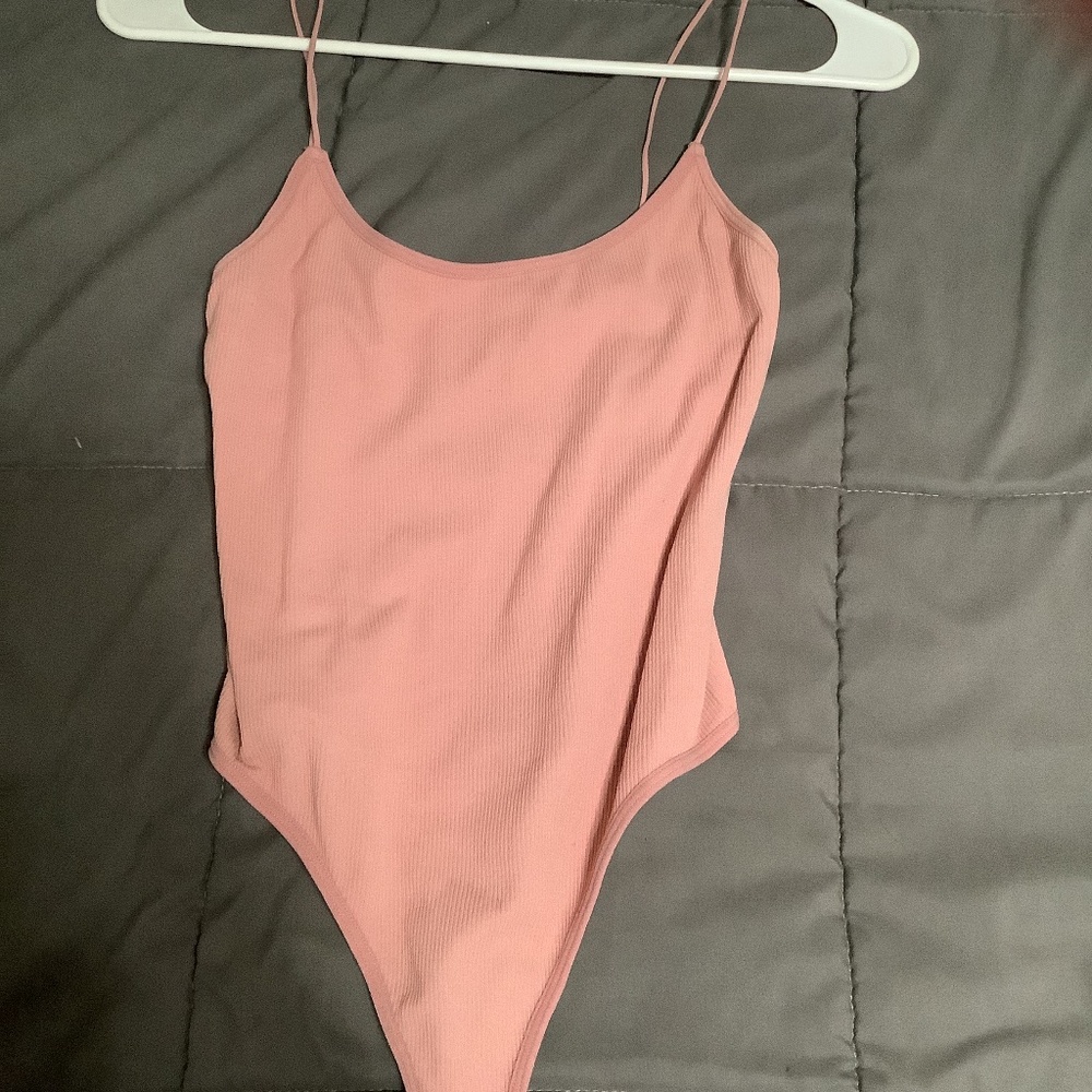 Pink bodysuit